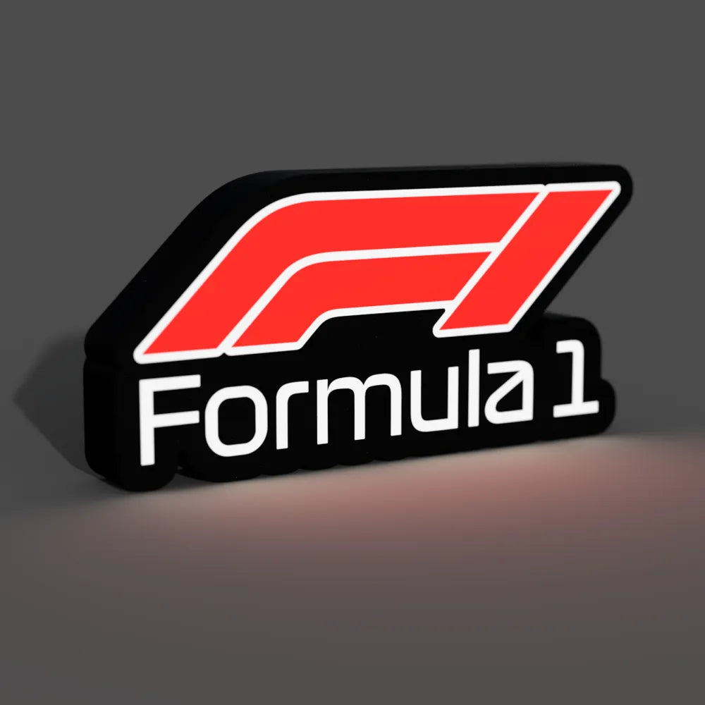 Semn 3D cu Sigla Formula 1 – Simbolul Pasiunii pentru Viteză! 🏎️🔥